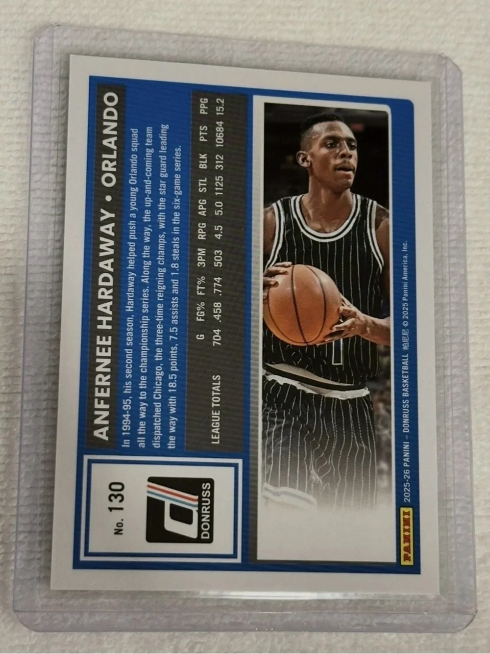 2025-26 Donruss Optic Anfernee Penny Hardaway (Yellow Shock Prizm) #/99 Magic